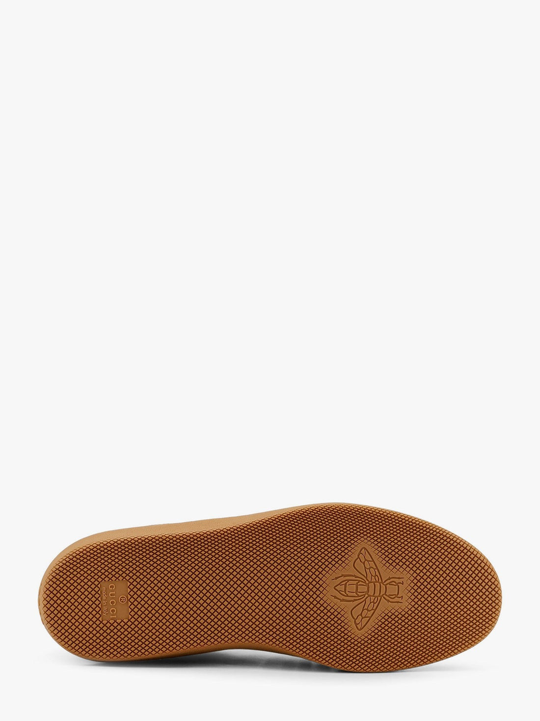 Gucci G75 low-top Supreme GG fabric and suede sneakers