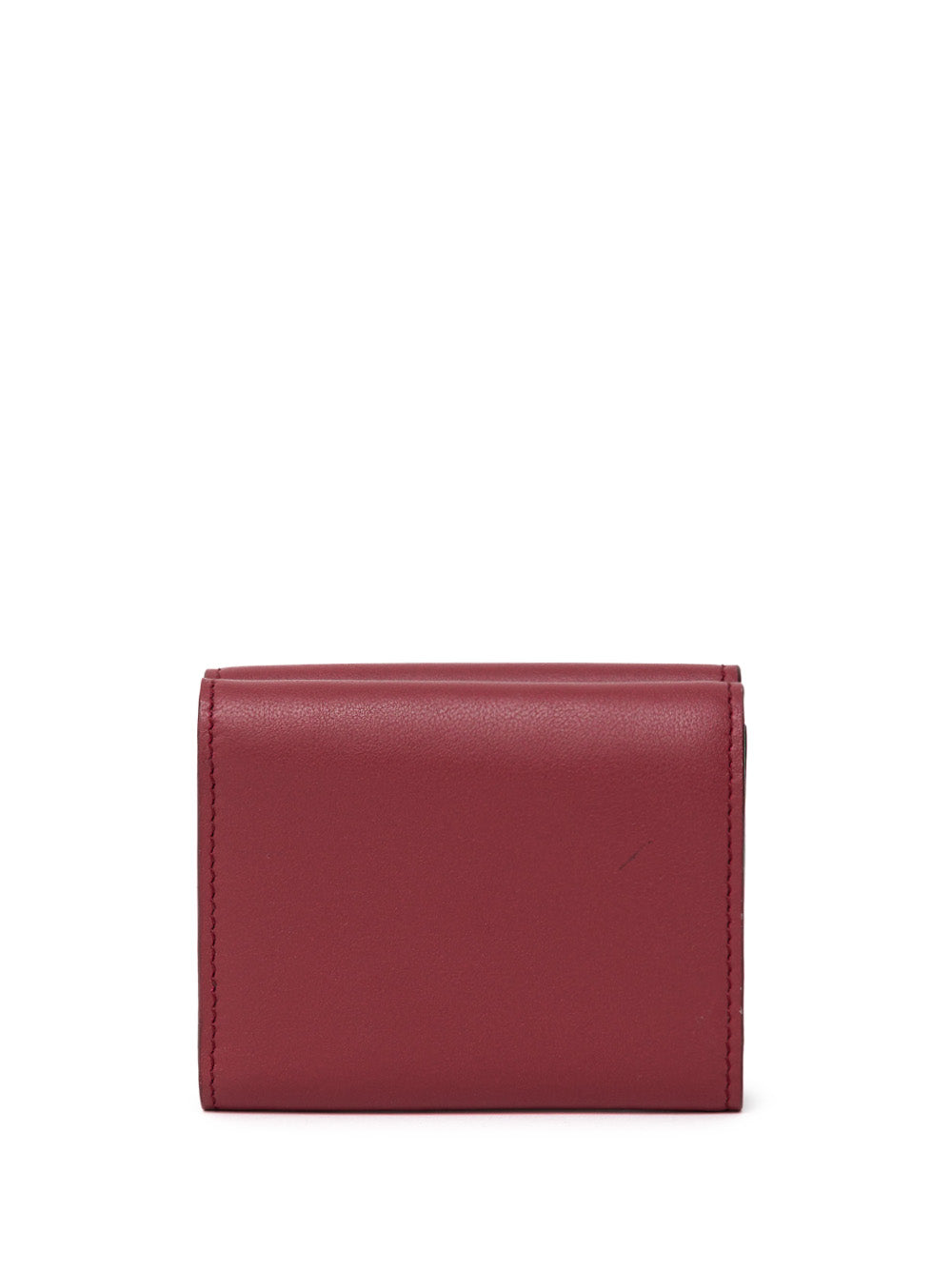 Dolce & Gabbana Red Leather Mini Wallet with Logo – Siebentaschen