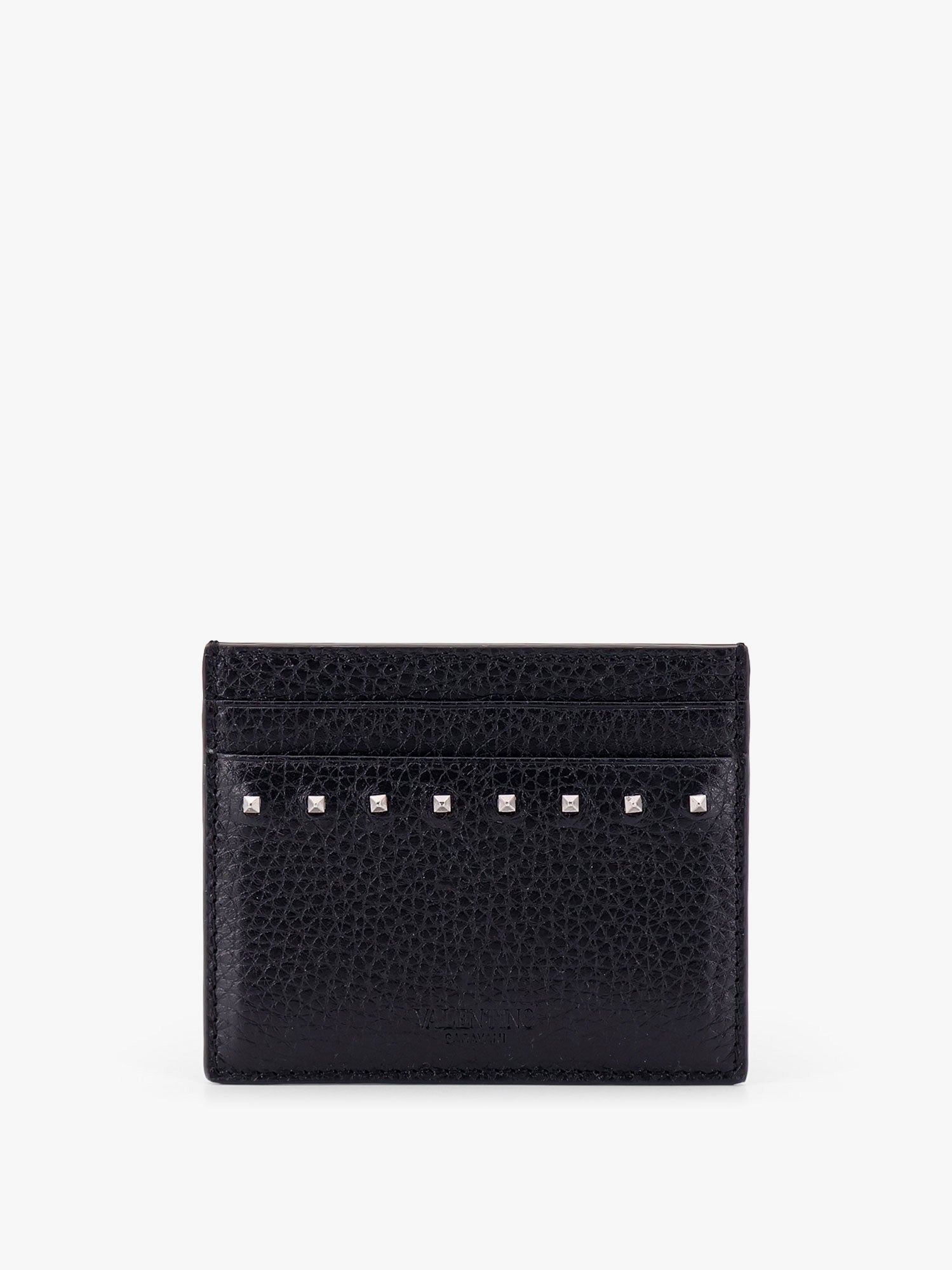 Valentino Garavani GARNET CALFSKIN "ROCKSTUD" CARD HOLDER