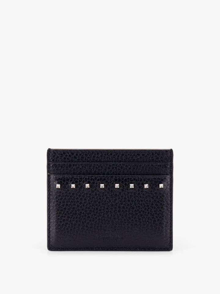 Valentino Garavani GARNET CALFSKIN "ROCKSTUD" CARD HOLDER