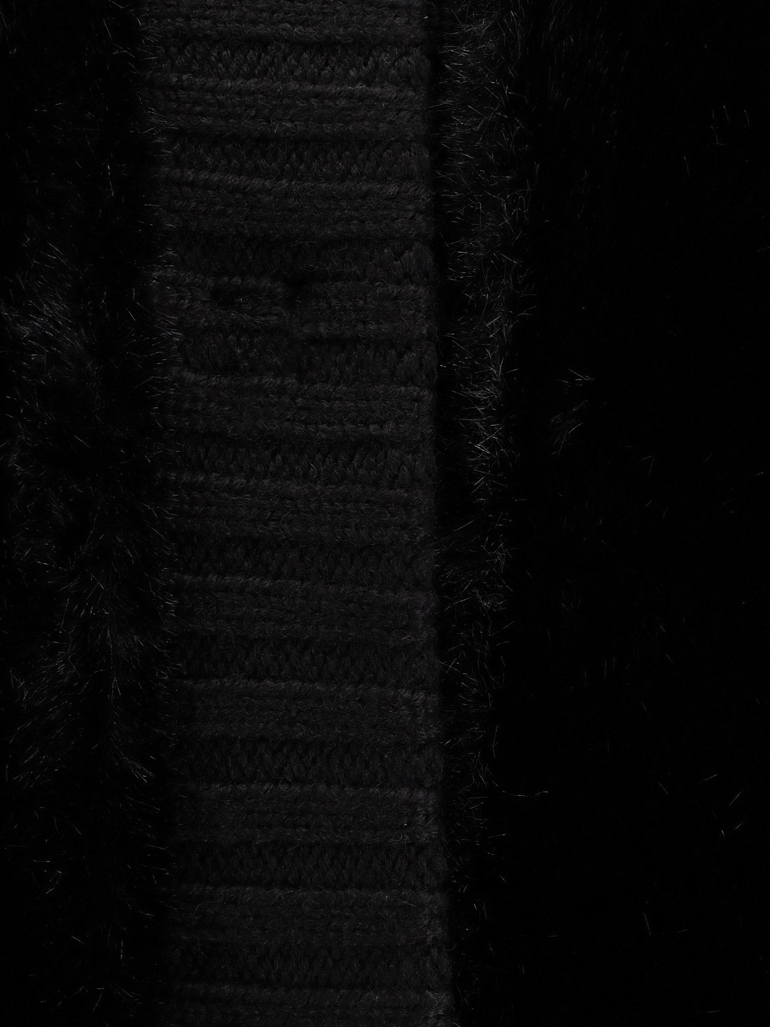 Pinko Genovese long faux fur vest