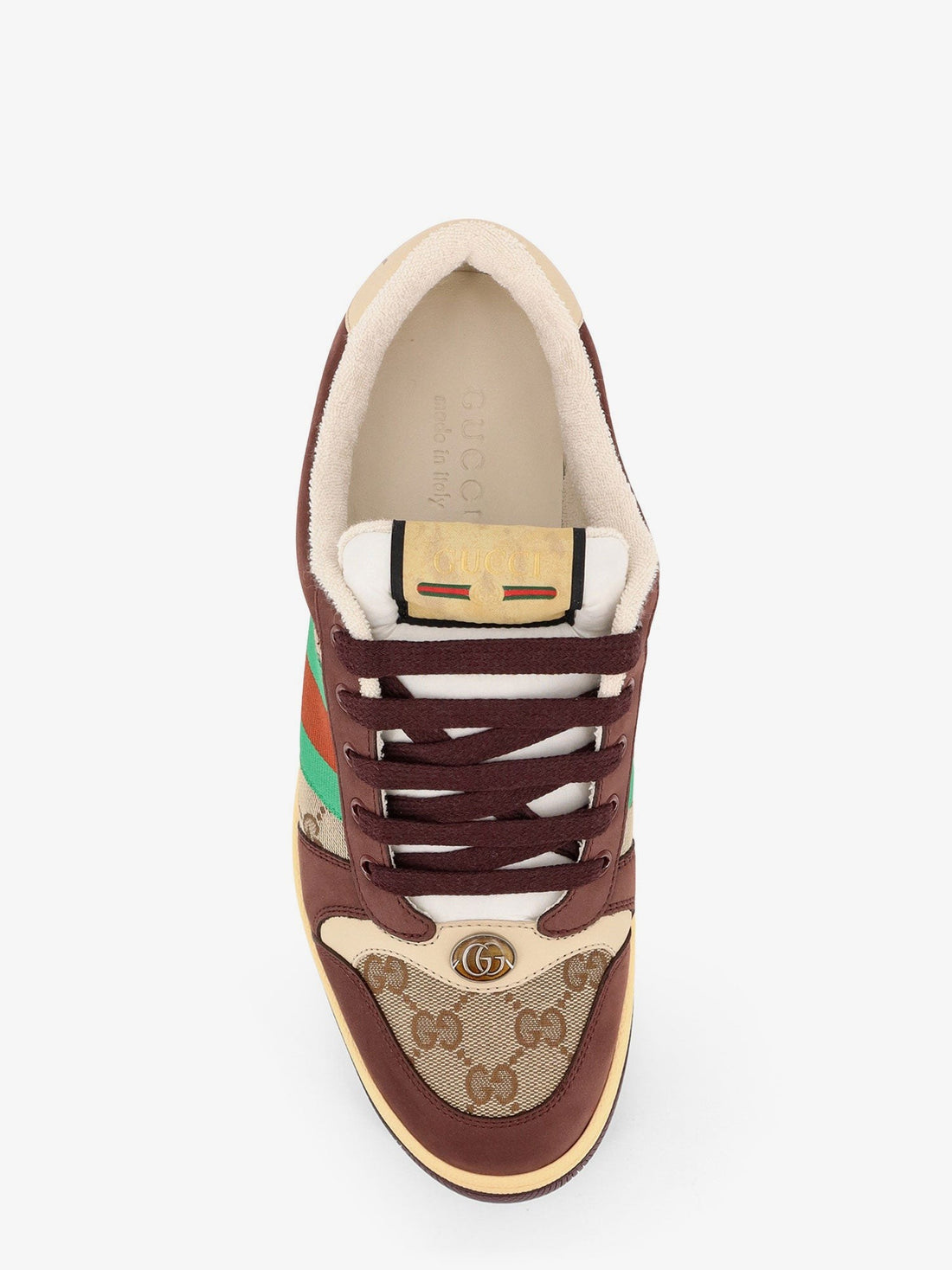 Gucci GG fabric leather sneakers