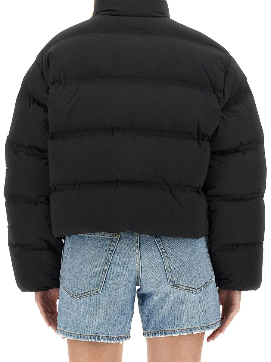 Alexander Wang CROPPED JACKET WITH LOGO