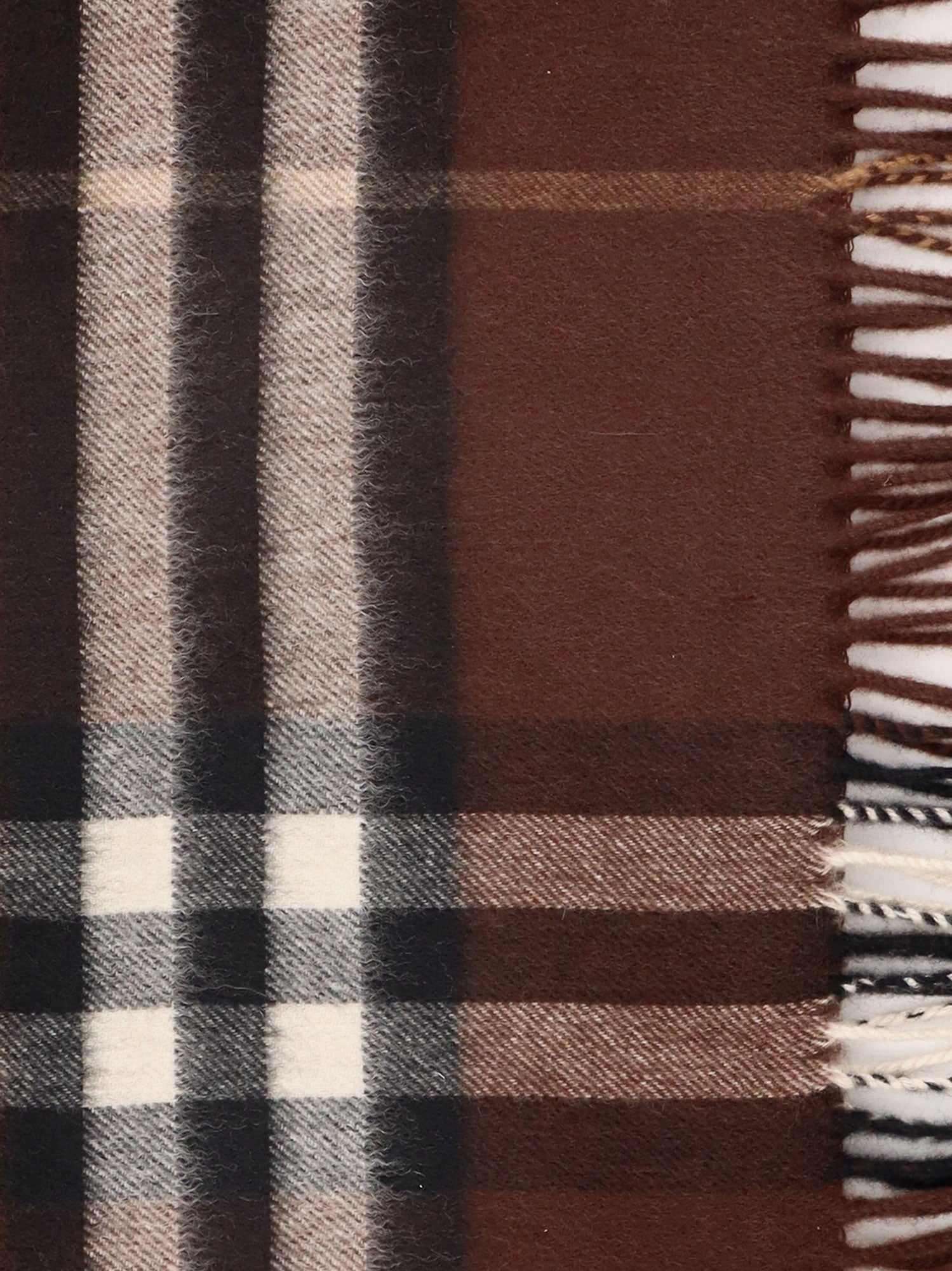 Burberry Giant Check cashmere scarf