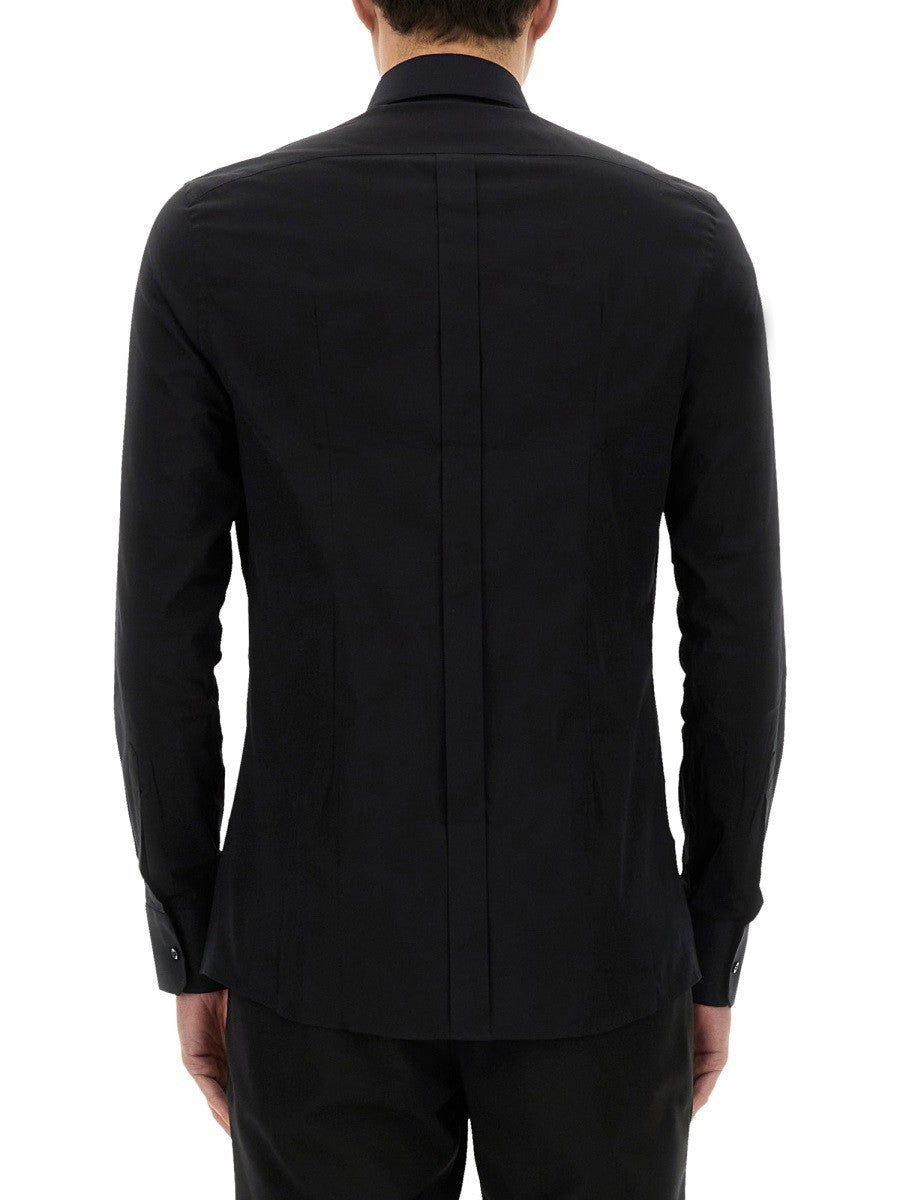 Dolce & Gabbana GOLD POPLIN STRETCH SHIRT