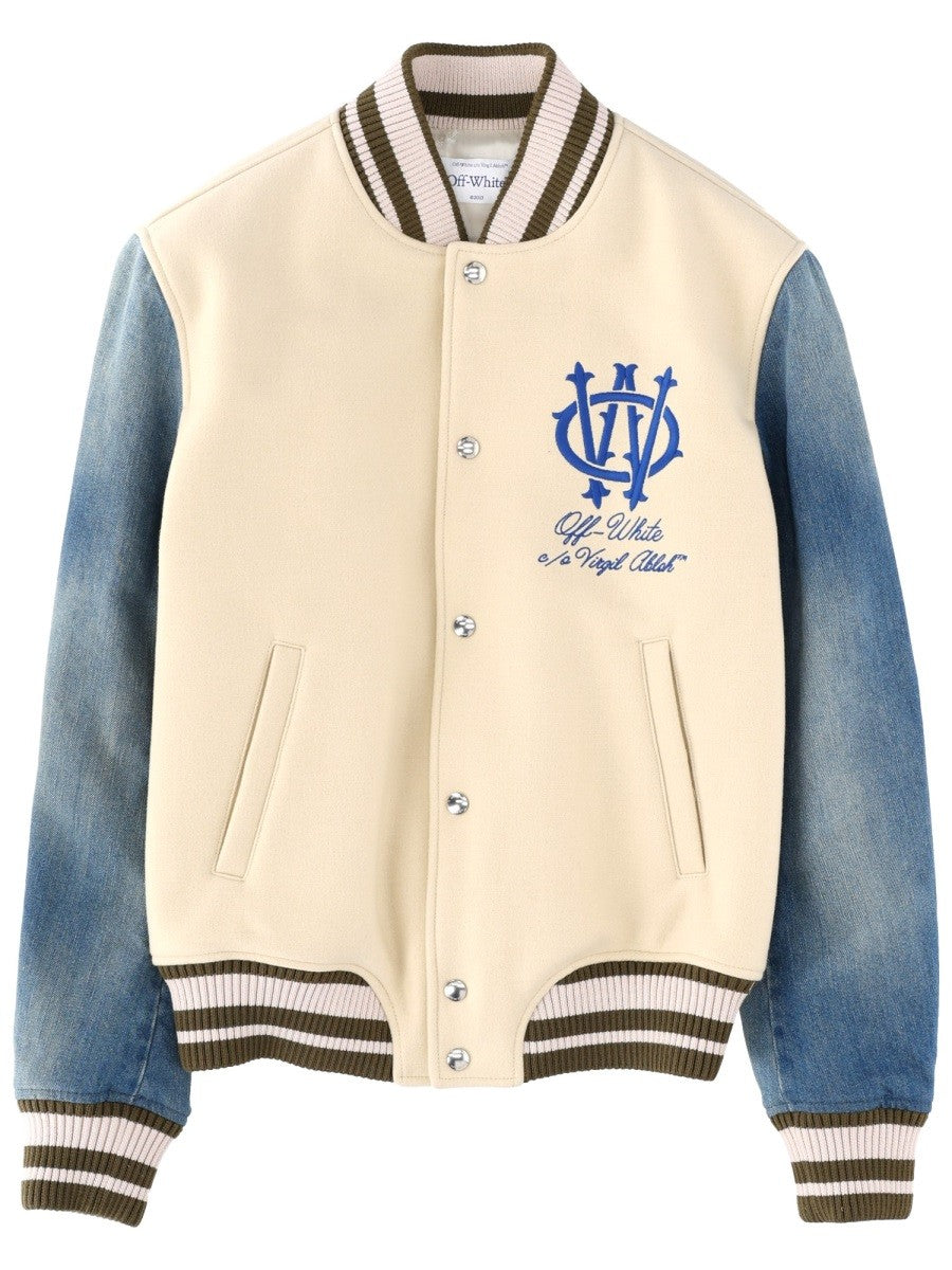 Off-white "GOTHIC WOOL DENIM" JACKET