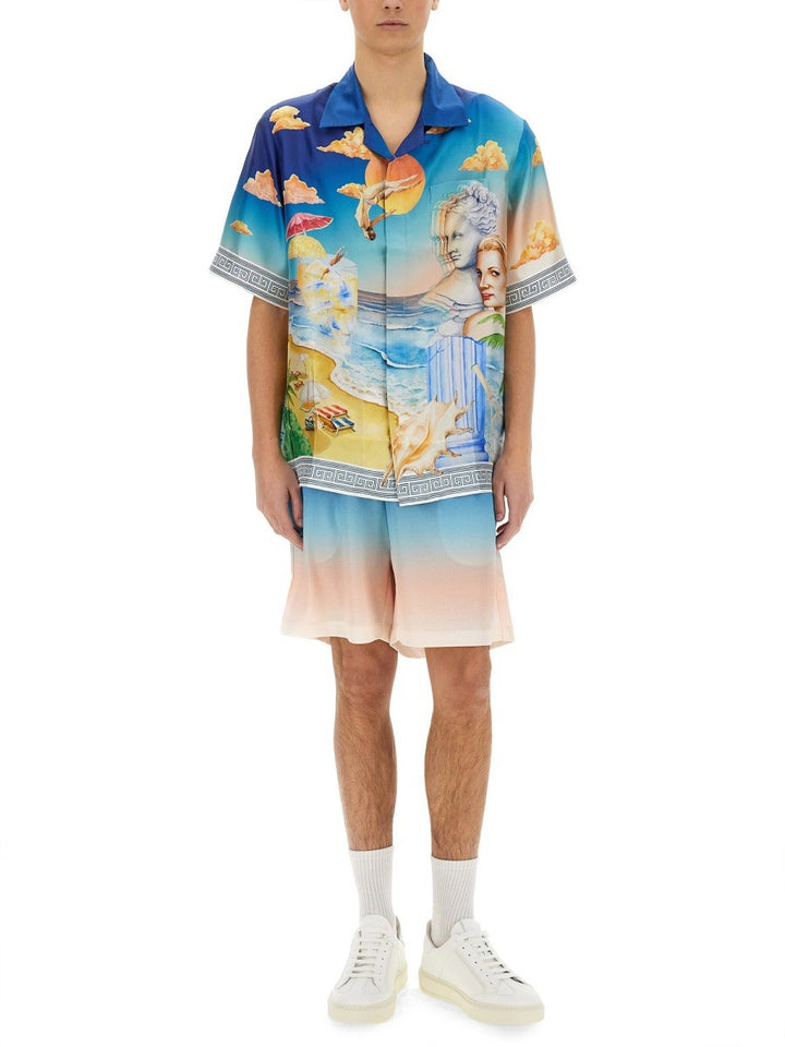 CASABLANCA "GRADIENT" FOOTBALL SHORTS