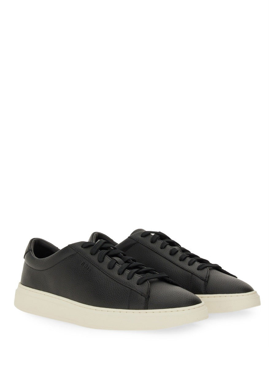 Boss GRAINED LEATHER SNEAKER