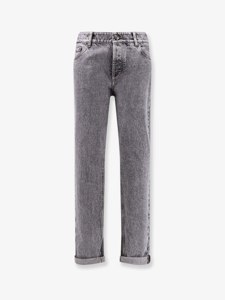 Brunello Cucinelli Grey denim trousers