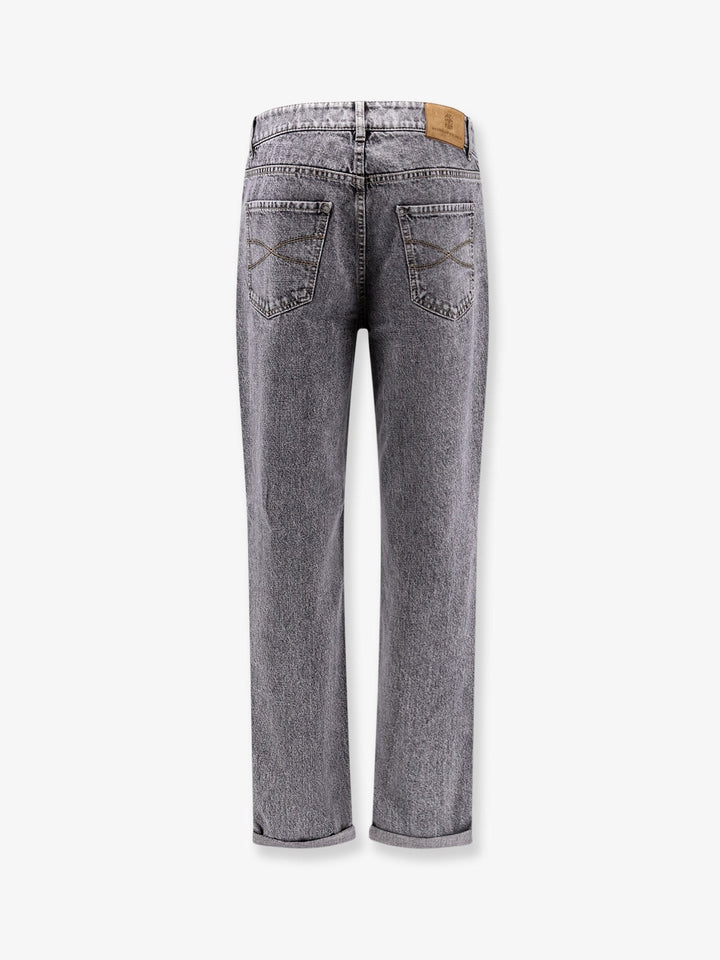 Brunello Cucinelli Grey denim trousers