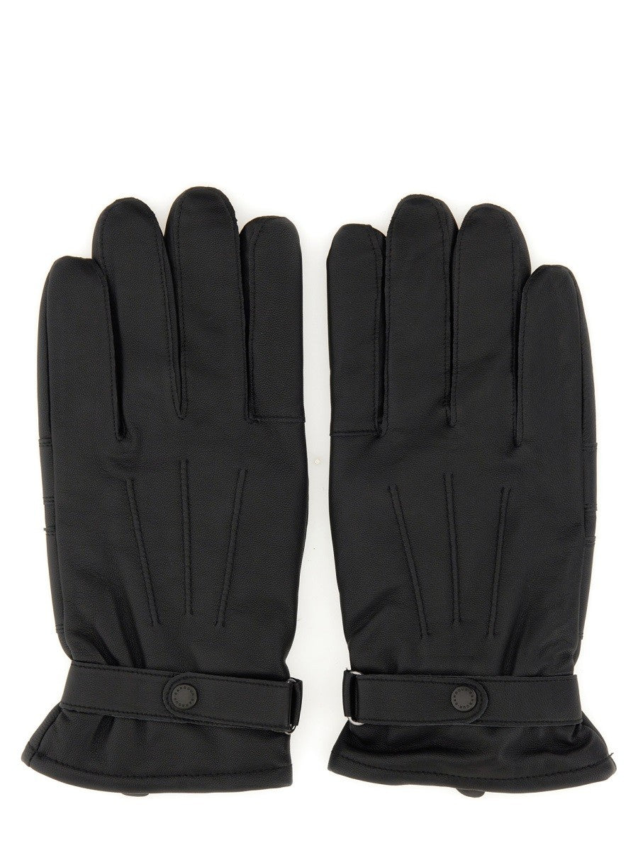 BARBOUR LEATHER GLOVES