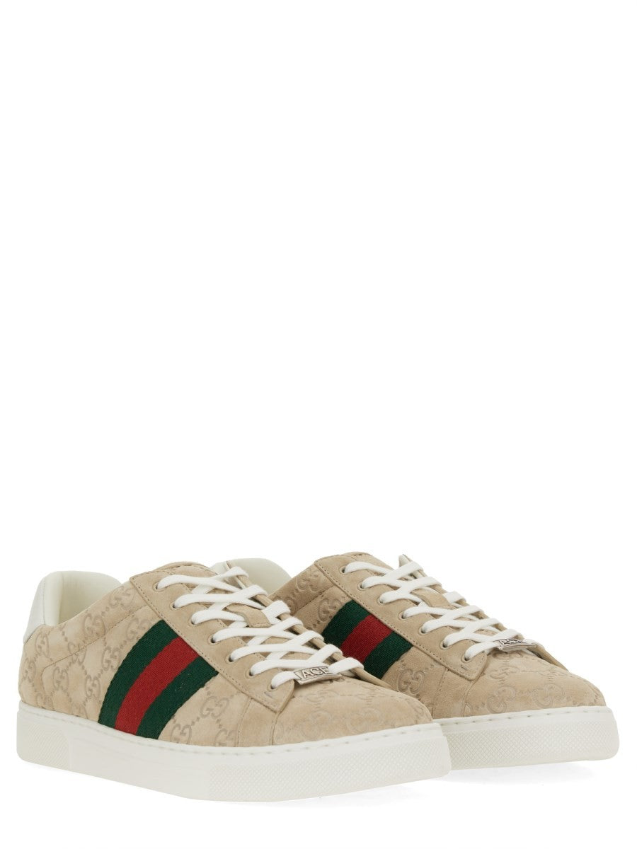 Gucci GUCCI ACE SNEAKER WITH WEB DETAIL