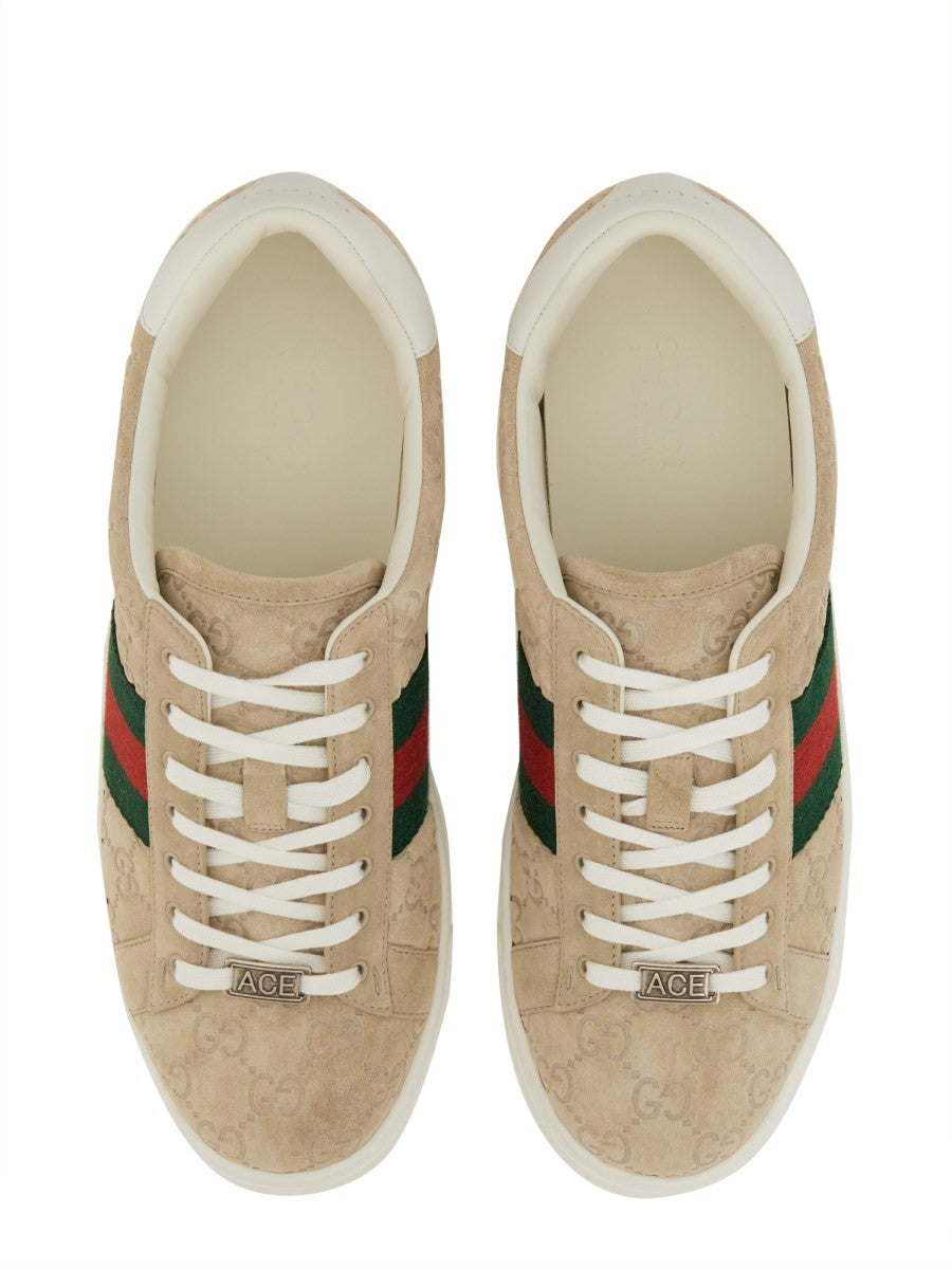Gucci GUCCI ACE SNEAKER WITH WEB DETAIL