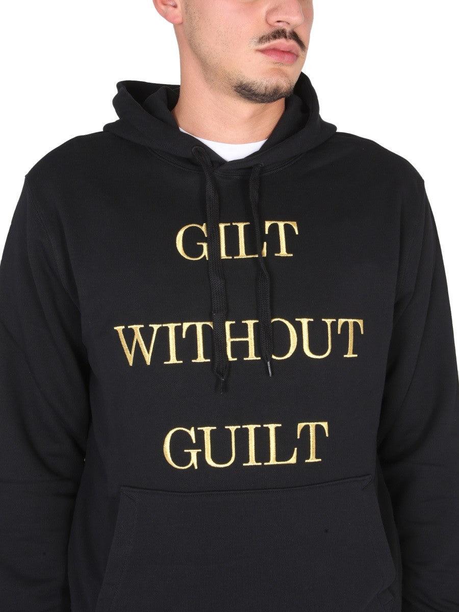 Moschino "GUILT WITHOUT GUILT" SWEATSHIRT