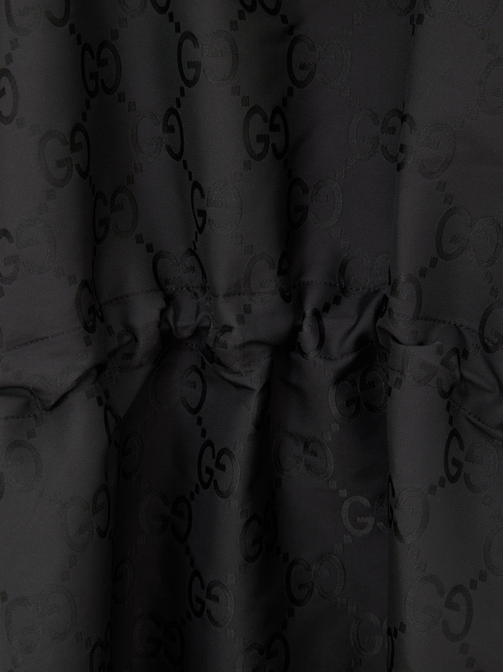 Gucci Black GG Monogram Technical Cape with Web Logo – Siebentaschen
