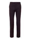Gucci Men's Bordeaux Logo-Embroidered Tailored Trousers – Siebentaschen