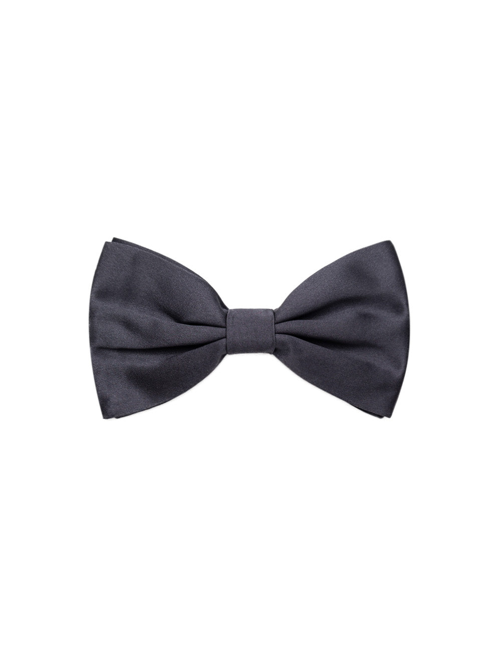 Dolce & Gabbana Dark Grey Silk Bow Tie – 6.5cm – Siebentaschen
