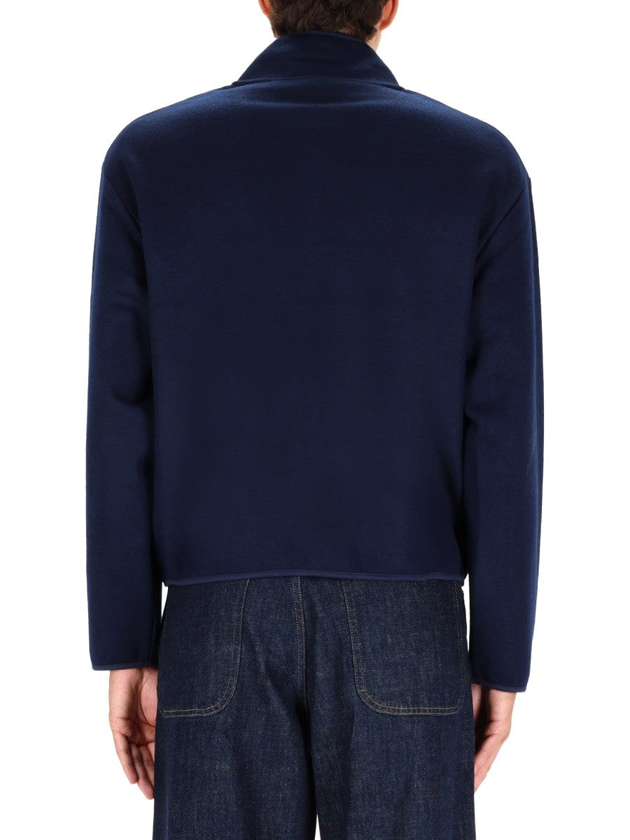 SUNFLOWER HALF ZIPPER SWEATSHIRT