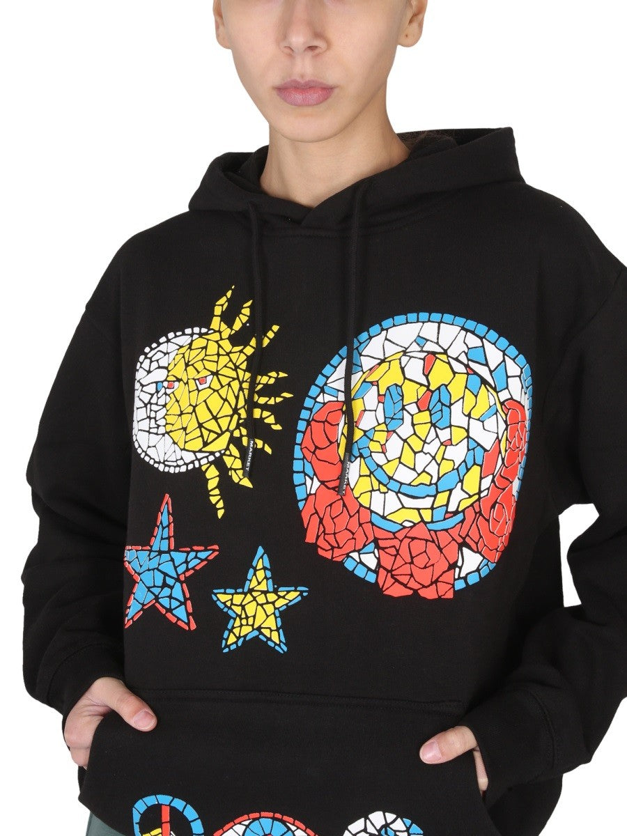 MARKET HAND DRAWN VARSITY SWEATSHIRT