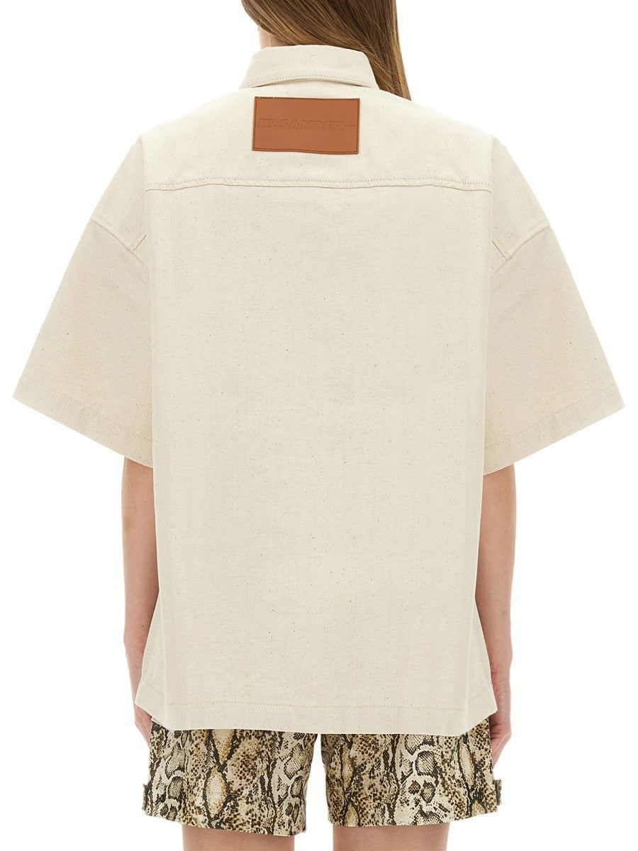 JIL SANDER HEAVY COTTON SHIRT