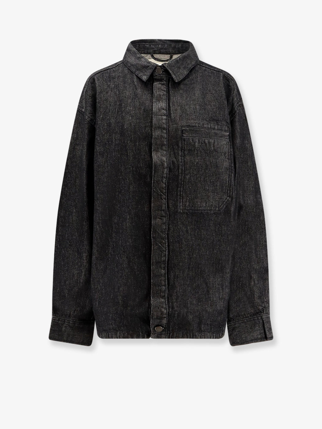 ENTIRE STUDIOS Herculean black denim shirt/jacket