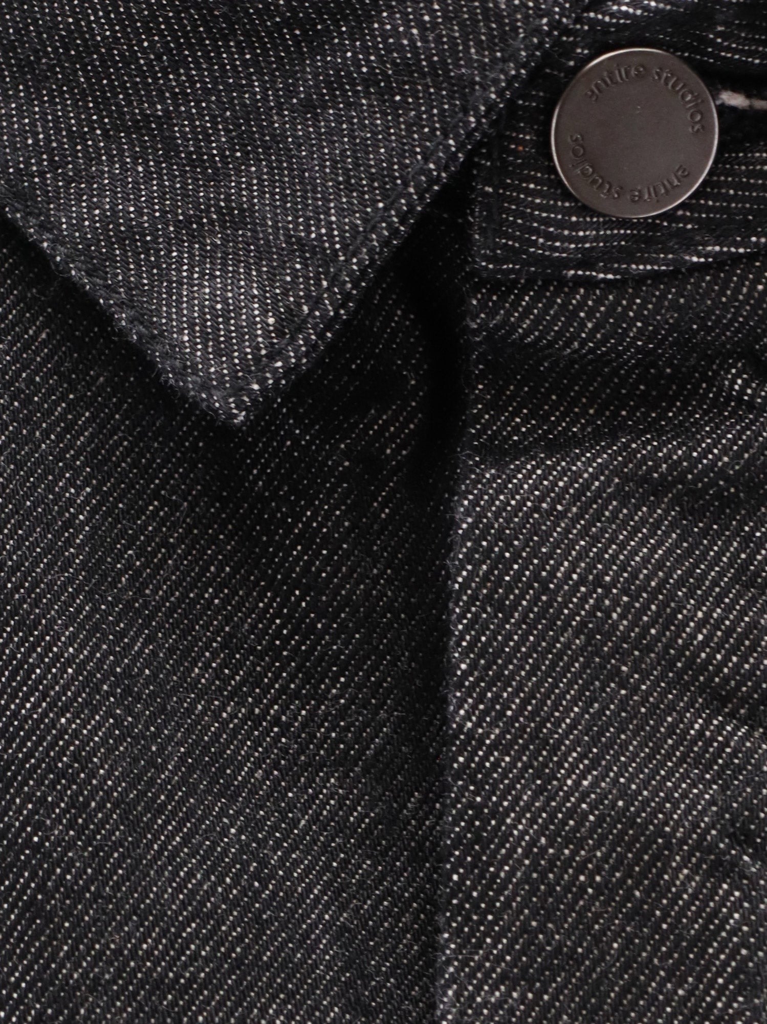 ENTIRE STUDIOS Herculean black denim shirt/jacket