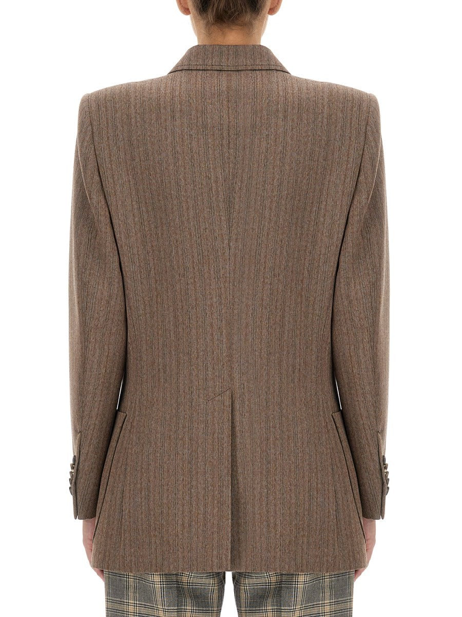 Gucci HERRINGBONE WOOL JACKET