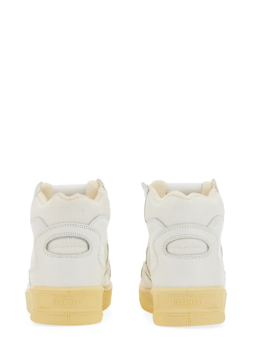 JIL SANDER HIGH SNEAKERS.