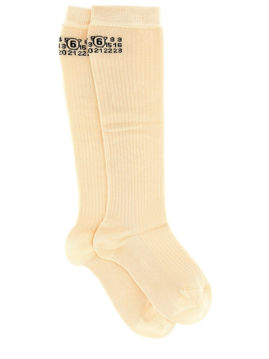MM6 MAISON MARGIELA HIGH SOCKS.