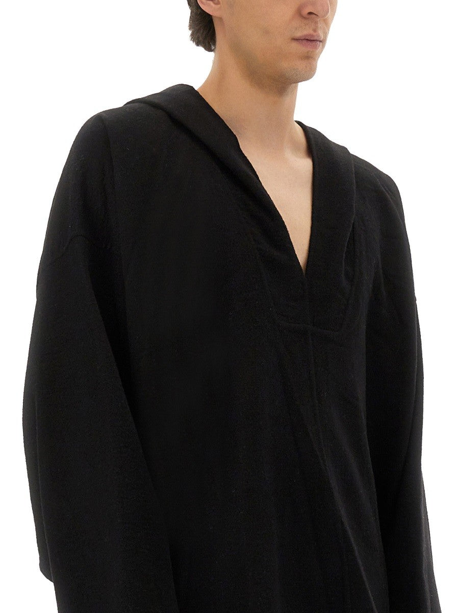 RICK OWENS HOODED CAFTAN