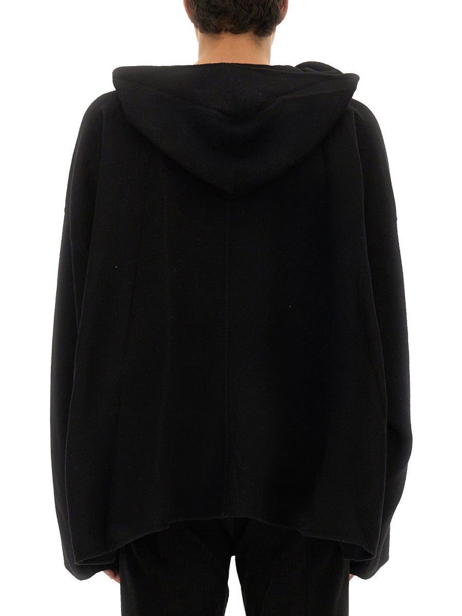 RICK OWENS HOODED CAFTAN