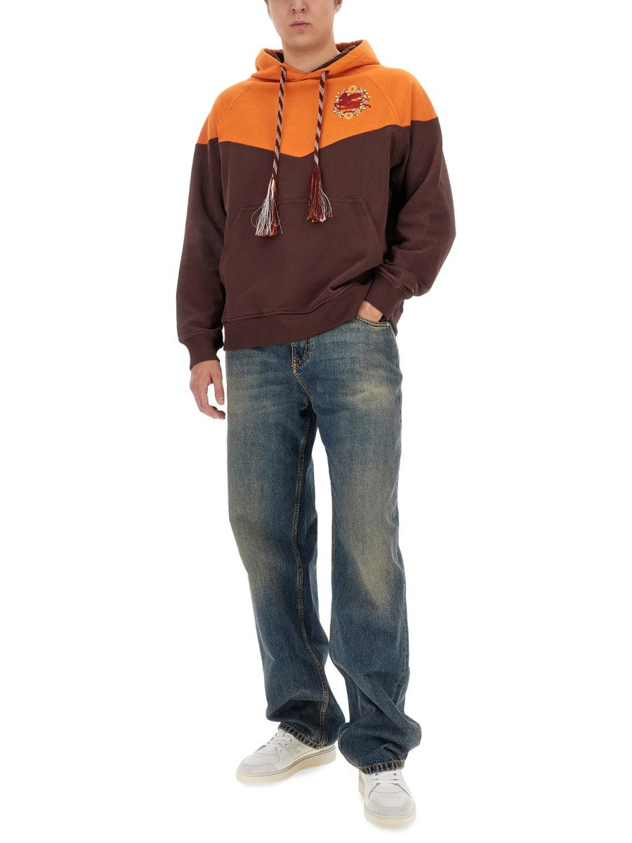 Etro HOODED SWEATSHIRT WITH LOGO