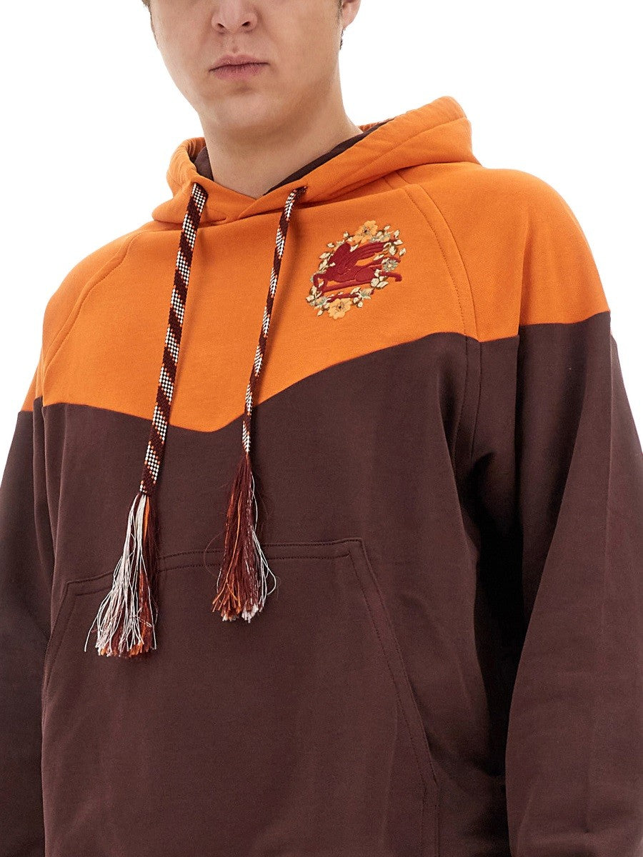 Etro HOODED SWEATSHIRT WITH LOGO