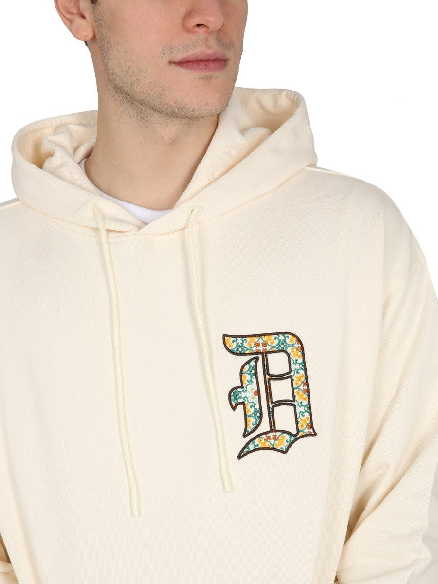Drole De Monsieur HOODED SWEATSHIRT WITH LOGO