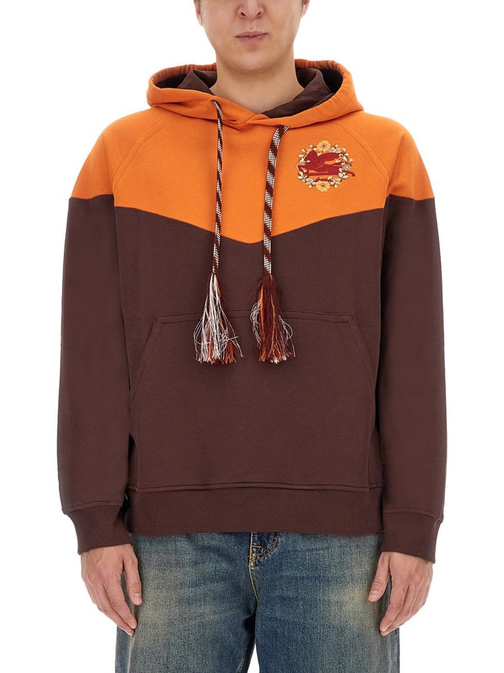 Etro HOODED SWEATSHIRT WITH LOGO