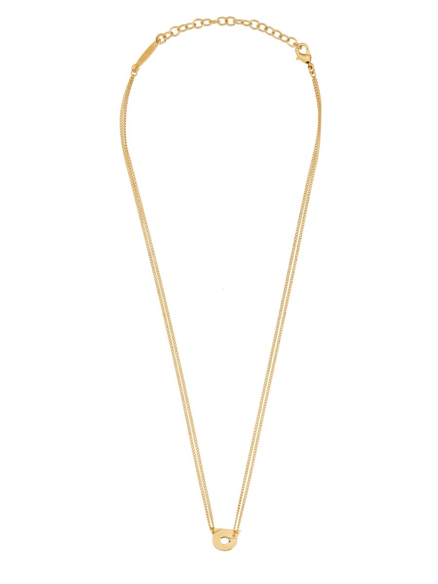 Ferragamo "HOOKS" PENDANT NECKLACE