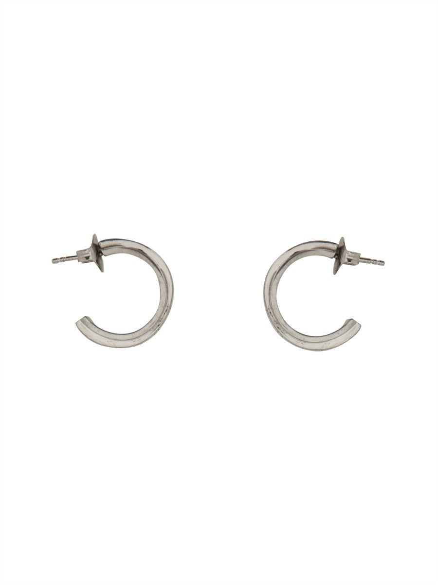 MM6 MAISON MARGIELA HOOP EARRINGS