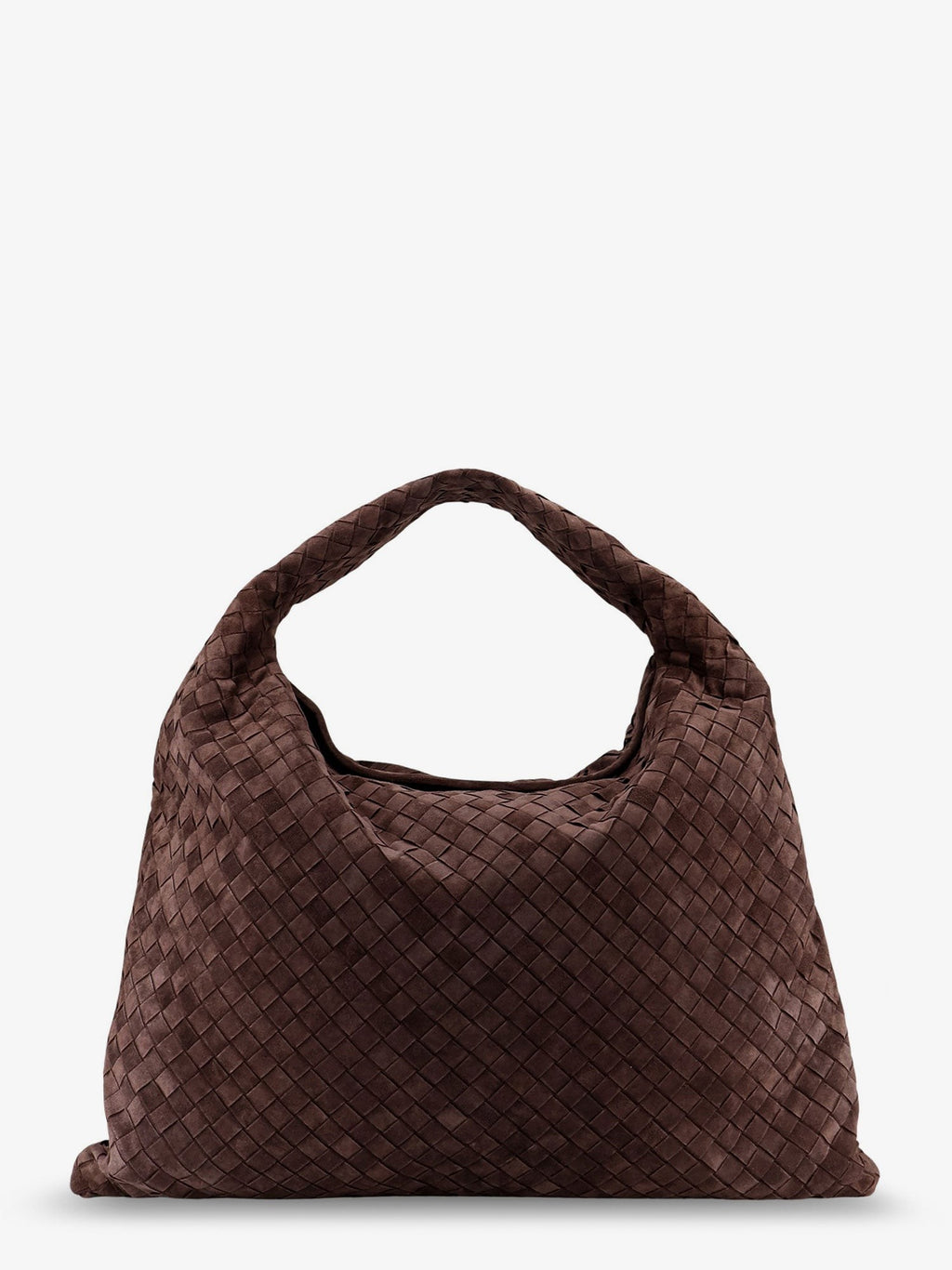 Bottega Veneta Hop suede shoulder bag with Intrecciato motif