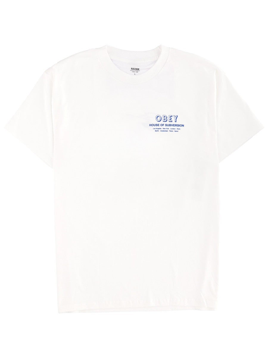 OBEY "HOUSE OF SUBVERSION" T-SHIRT