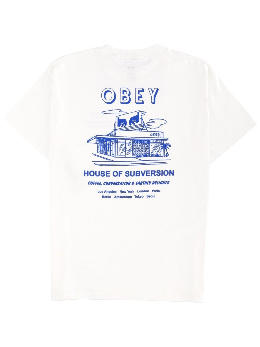 OBEY "HOUSE OF SUBVERSION" T-SHIRT
