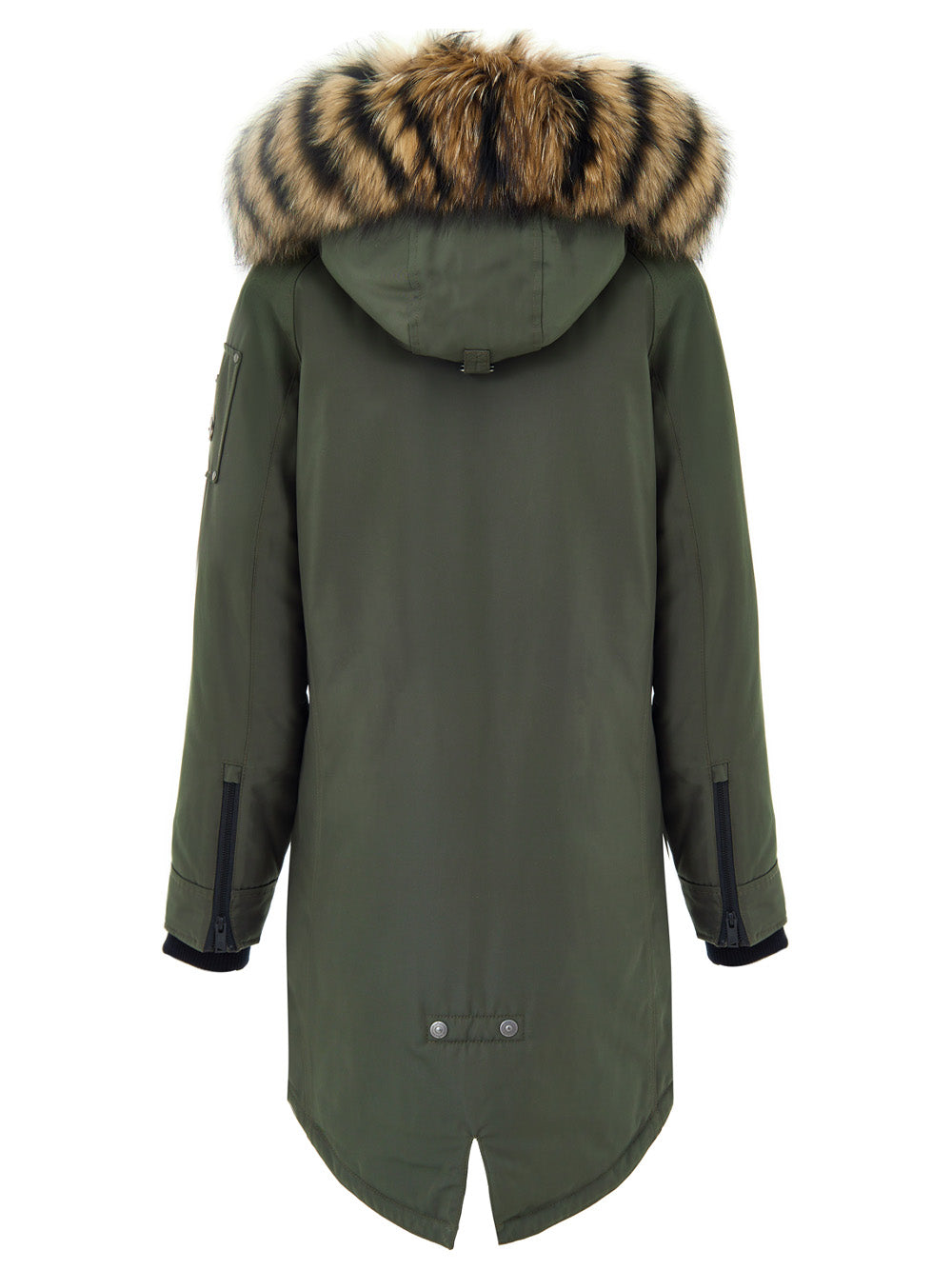 Moose Knuckles Long Padded Jacket in Green