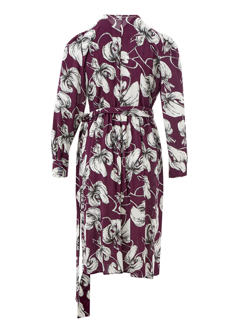 Printed Cross Laced Dress