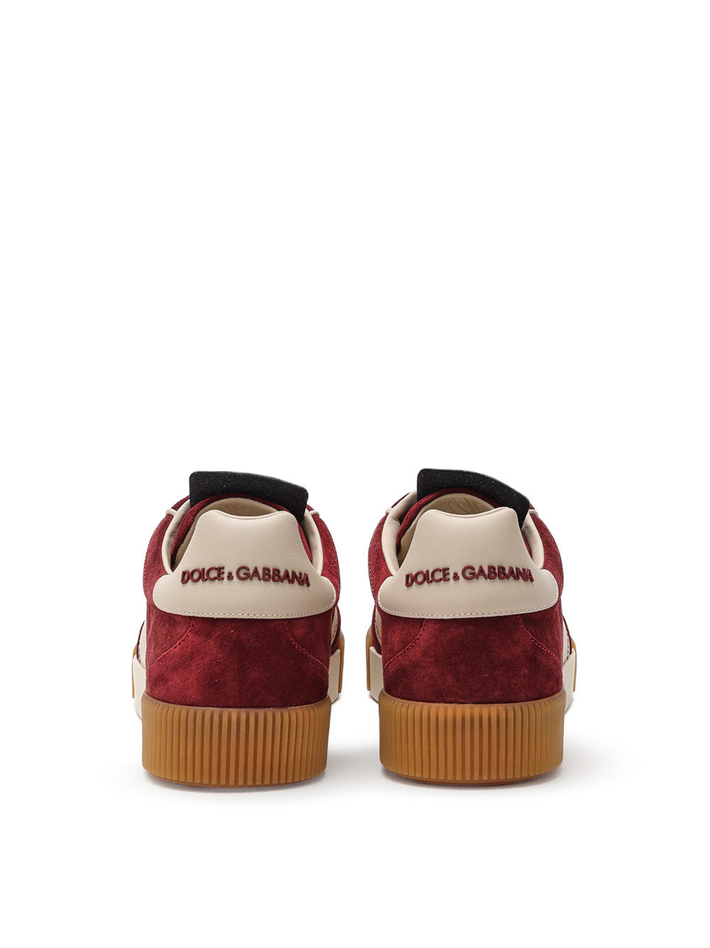 Dolce & Gabbana 'Prince' Low-Top White Leather Sneakers