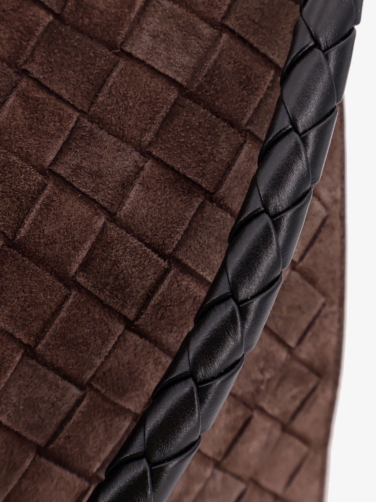 Bottega Veneta Intrecciato suede shoulder bag