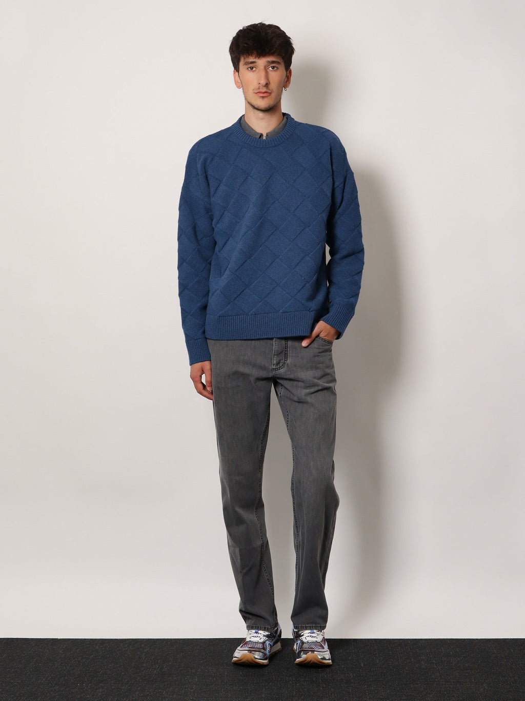 Bottega Veneta Intreccio 3D wool sweater
