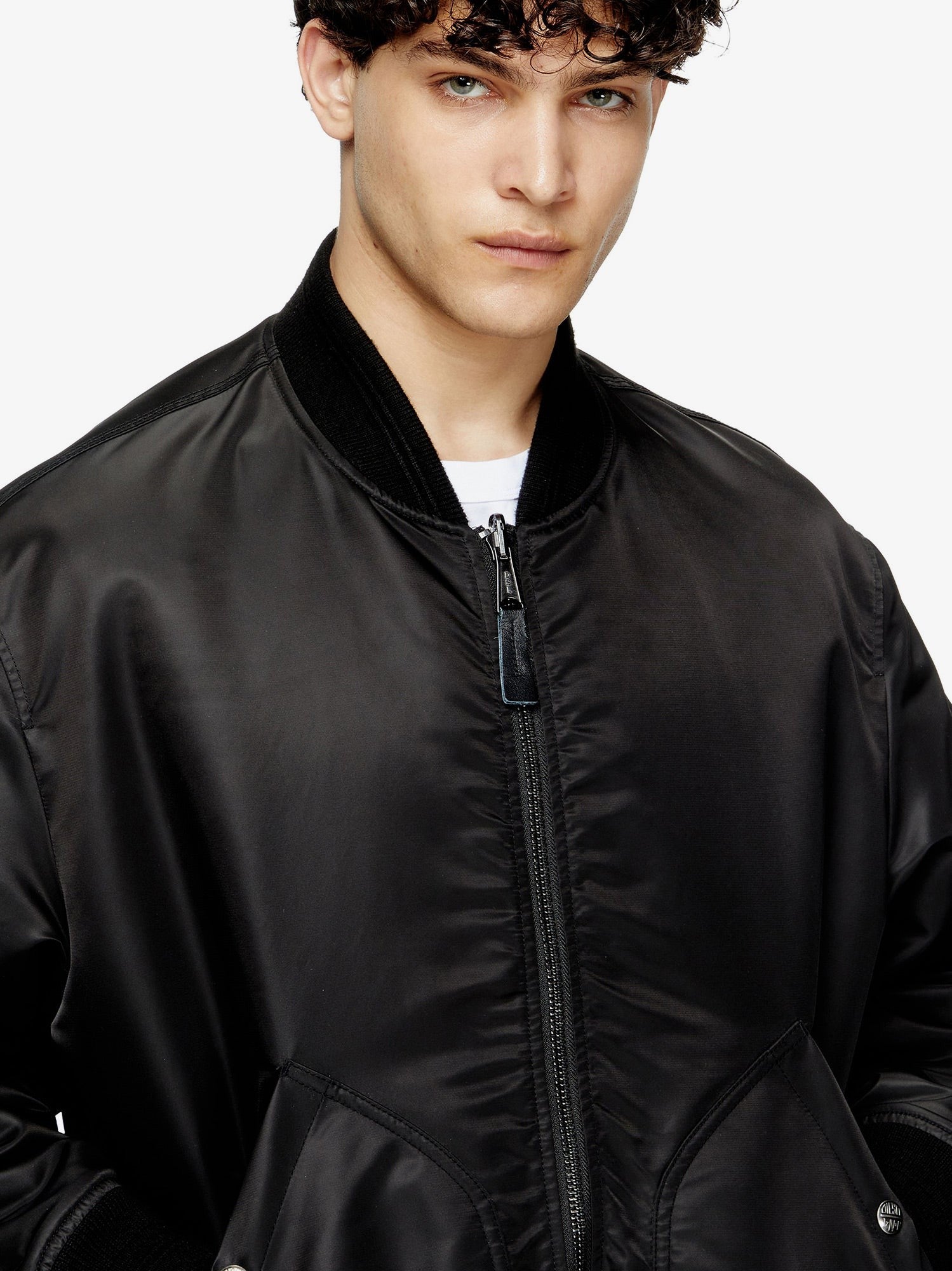 Diesel J-Held nylon revesible bomber jacket