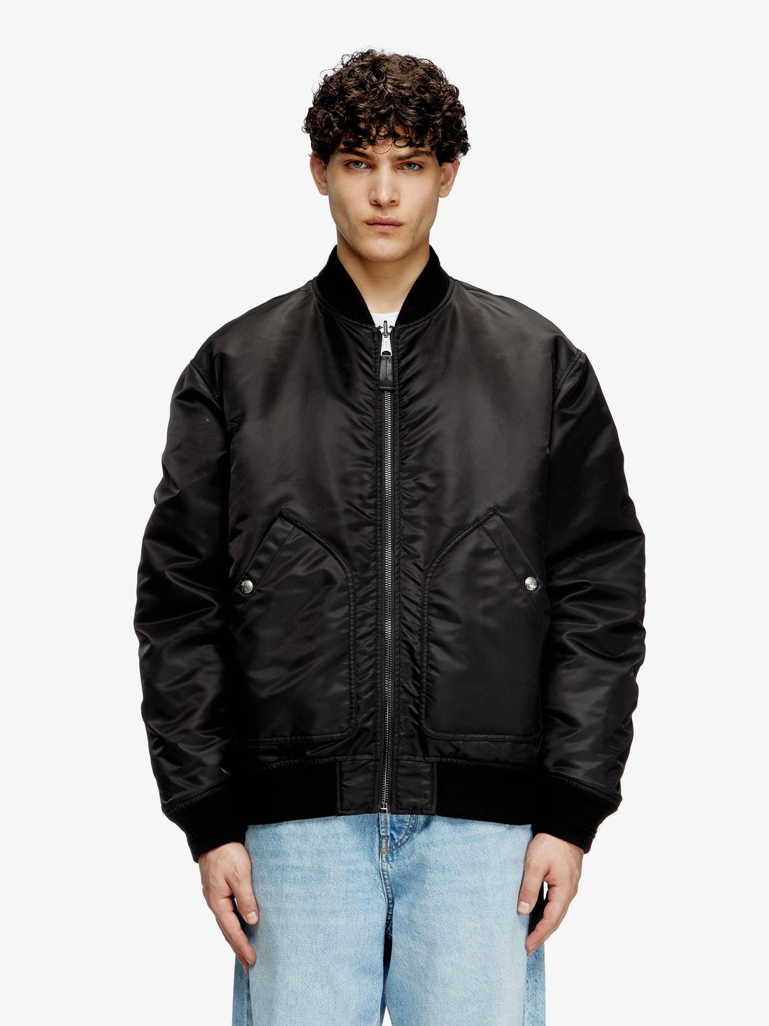 Diesel J-Held nylon revesible bomber jacket