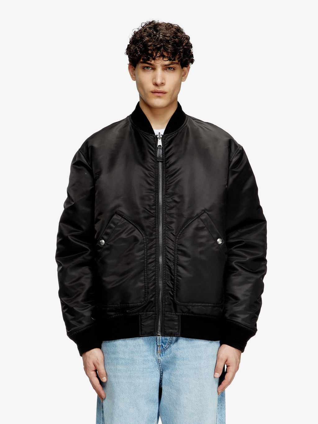 Diesel J-Held nylon revesible bomber jacket