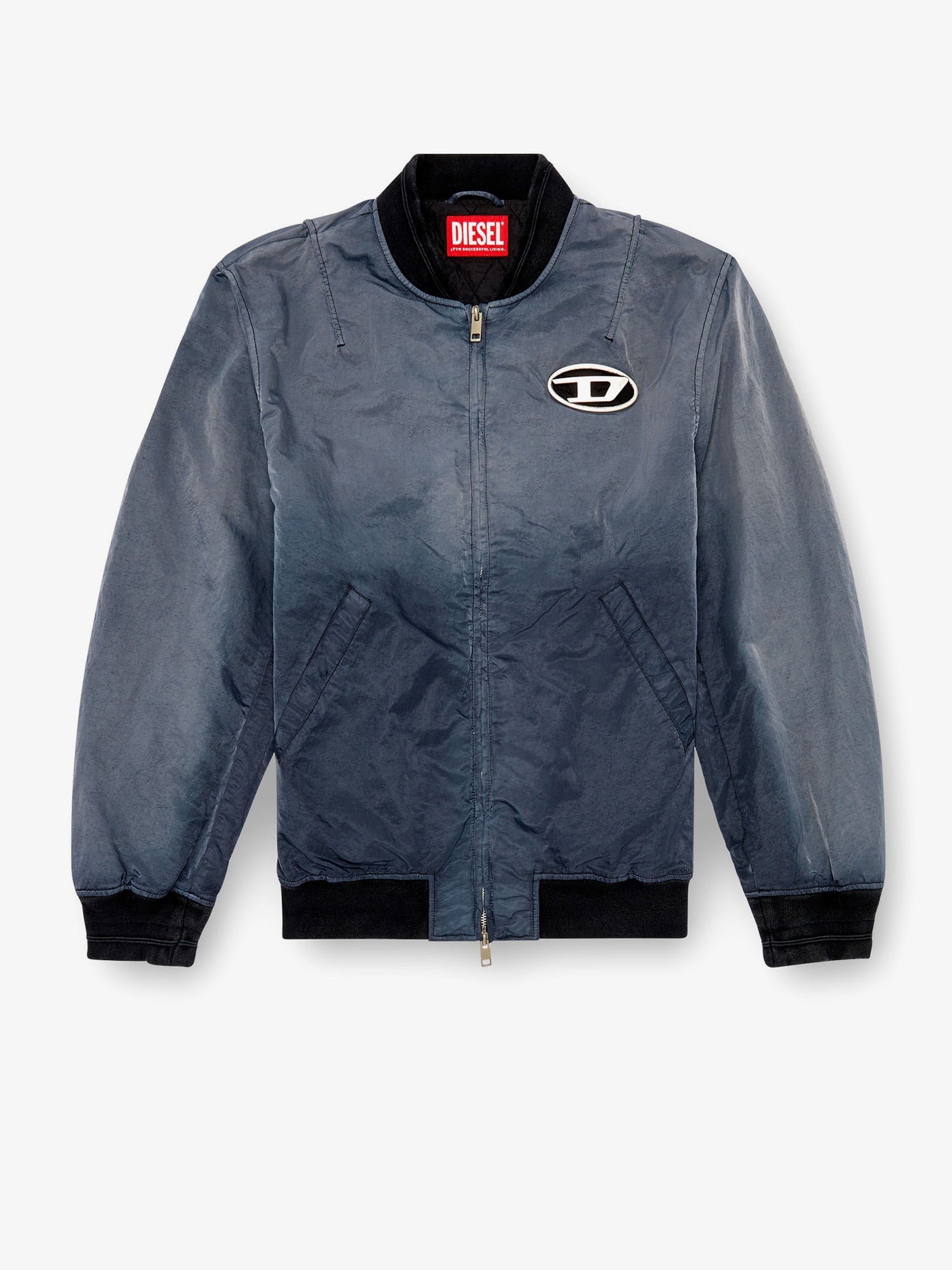 Diesel J-Kepes delavé nylon bomber jacket
