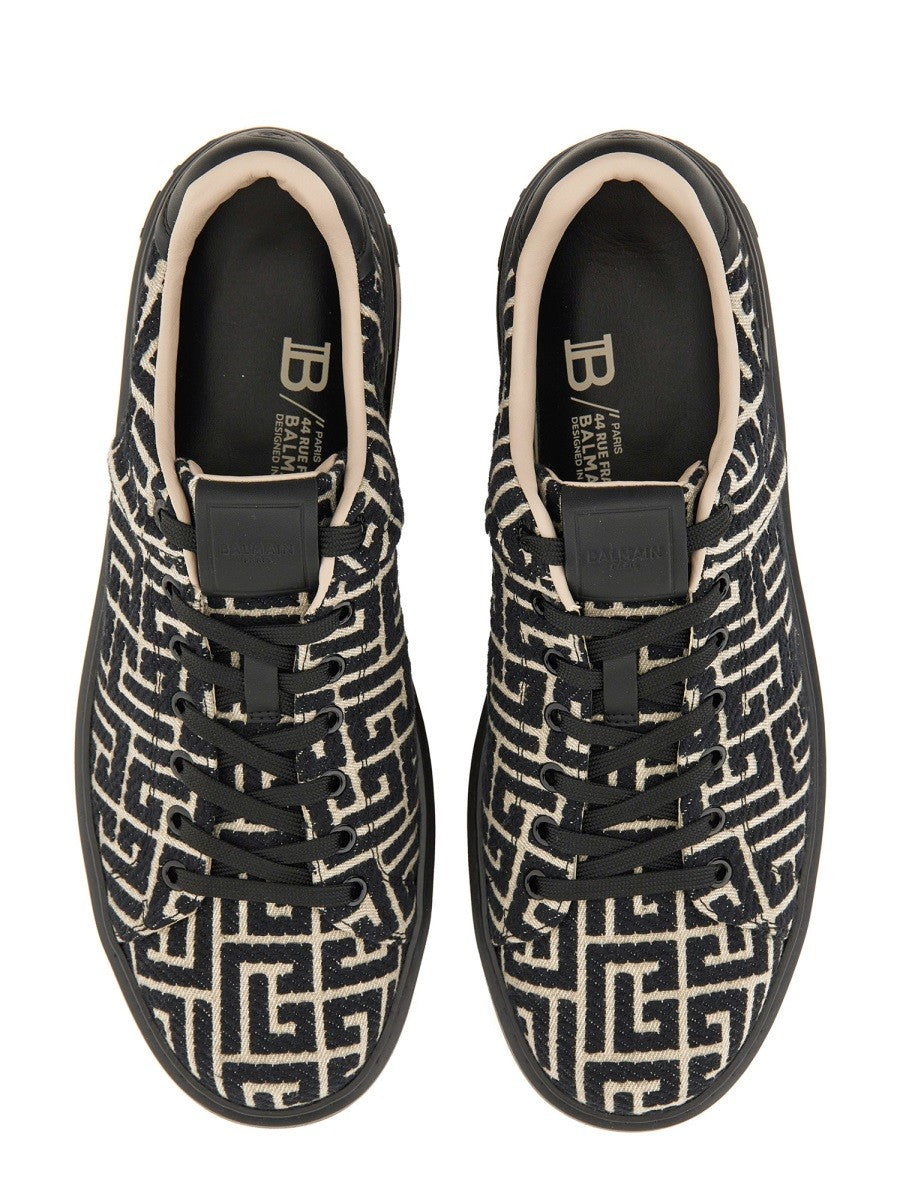 Balmain JACQUARD "B-COURT" SNEAKERS